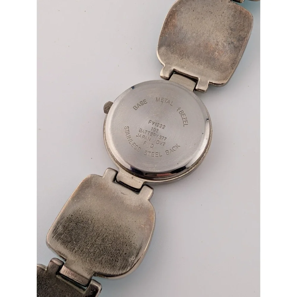 Women's Quartz Watch 28mm Case‎ Blue Stones 7.75